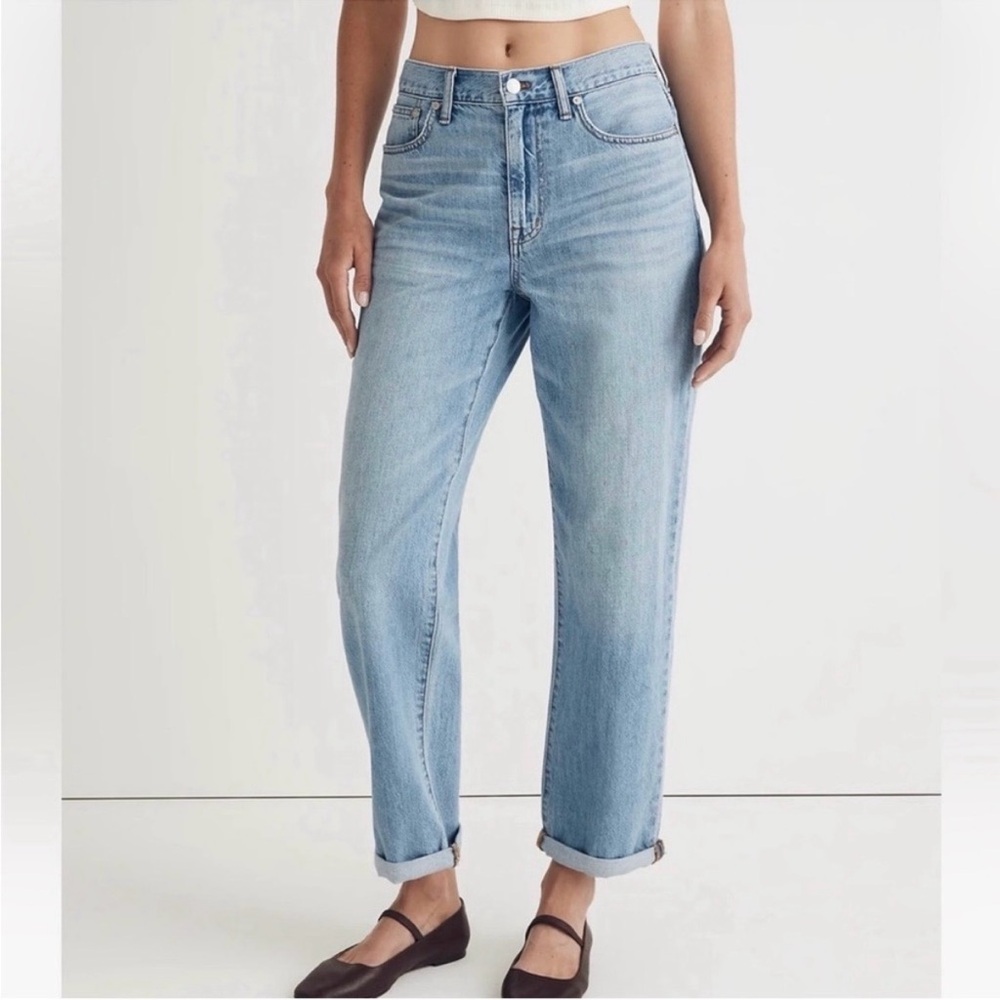 Madewell The Slouchy Boyjean Straight Leg Jeans, 26